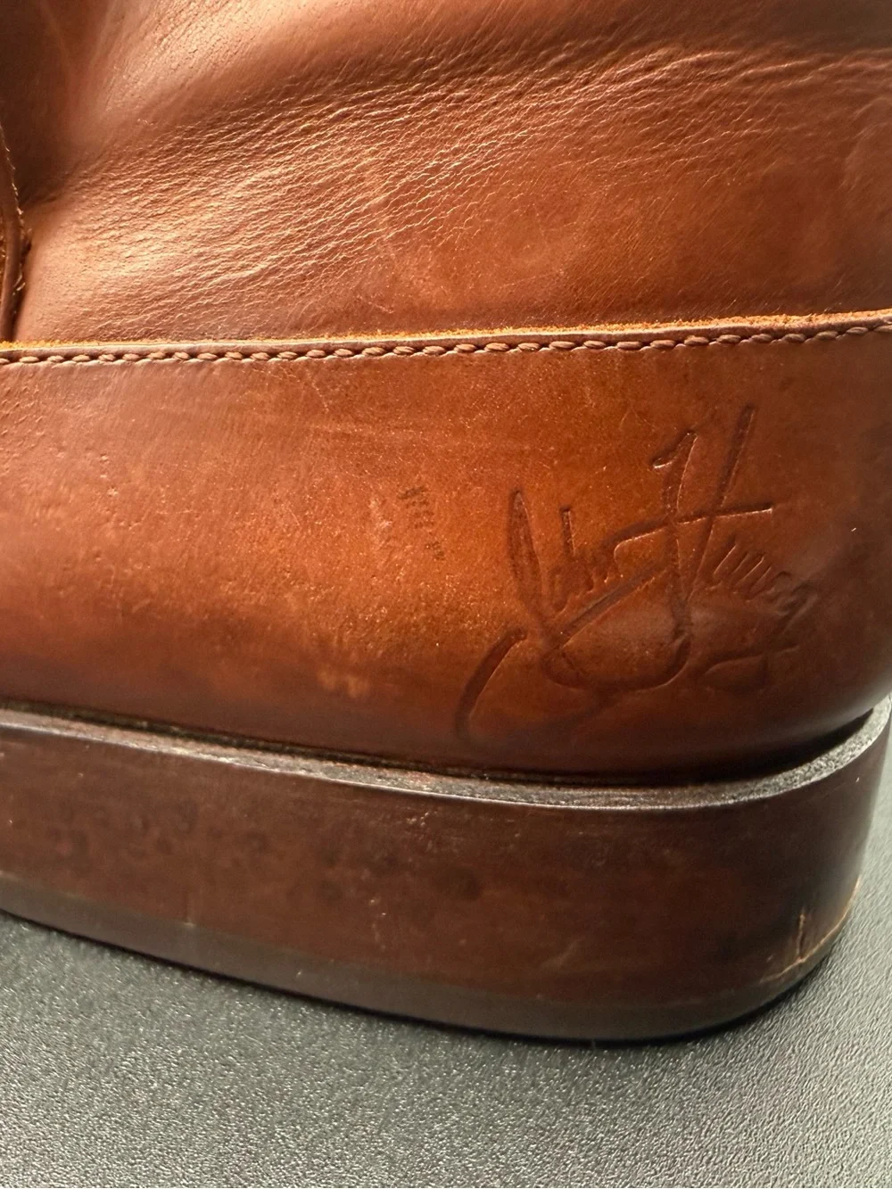 John Fluevog Twin Turbine Classy Spat Leather Zipper Boots